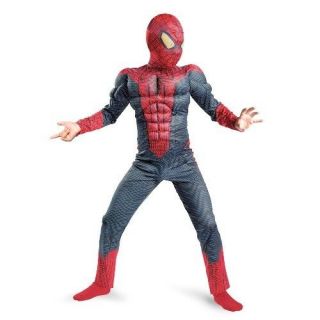   Spider Man 2012 Movie Child Muscle Costume Size 4 6 Disguise 42476L