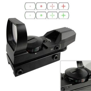 Holographic 4 Type Reticle Red Green Dot Sight for 20mm Picatinny 