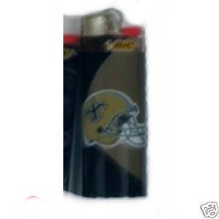 New Orleans Saints Black N Gold Helmet Disposable NFL Bic Lighter