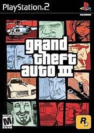   Auto III 3 Game PS2 + Case Manual Poster (Sony PlayStation 2, 2003