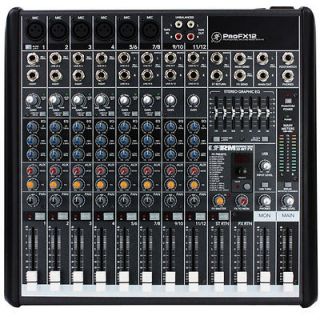 Mackie ProFX12   12 channel Compact Mic/Line Mixer with FX and USB I/O