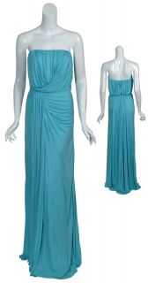 REEM ACRA Fine Knit Draped Eve Gown Dress $3495 6 NEW