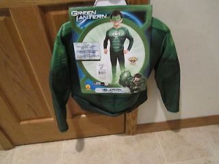   Boys Green Lantern Hal Jordan Costume Outfit 4 6 8 10 12 14 NEW