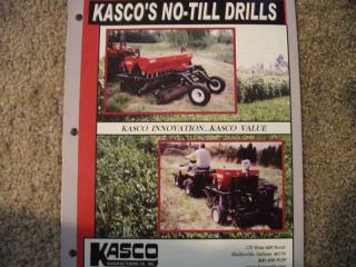 Kascos No Till Drills Brochure Literature