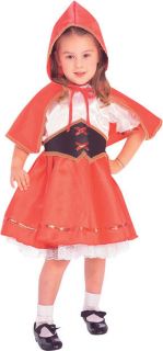 Childs Little Red Riding Hood Girl Halloween Costume Sm