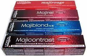 Loreal Majilift, Majiblond, Majirouge & Majicontrast Hair Color 1.7 oz