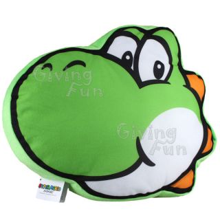   Super Mario Bros Yoshi Cushion Pillow Plush Bolster Toy Figure