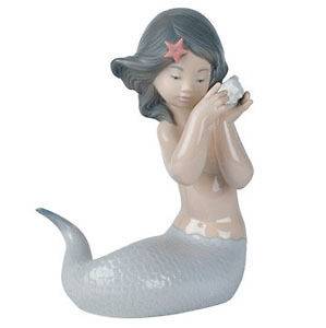 AUTHORIZED DEALER Nao Lladro Porcelain Figurine SOUNDS OF THE SEA 