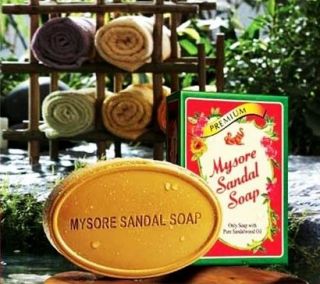 10 Mysore Sandal Soap (Sandalwood) Soaps 75 gram Bars