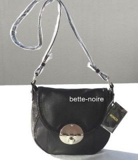 MIMCO Hustler Hip Bag Black Leather RRP $379 Handbag Shoulder