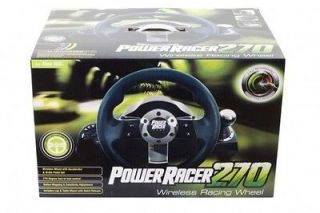 Datel Power Racer 270 Wireless Racing Wheel Xbox 360 RECHARGEABLE 
