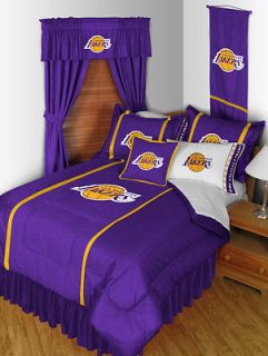 NBA LOS ANGELES LAKERS ** SIDELINES ** BEDDING and BEDROOM DECOR