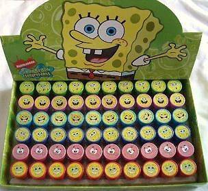 60 SpongeBob Squarepants Patrick Self inking Stamper Pencil Topper 
