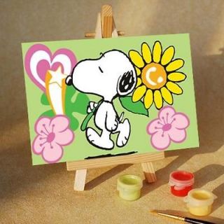 Magic new DIY paint by number 6*4 kit Lovely Snoopy good gift for 