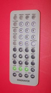 Magnavox portable DVD player remote control model # MPD845