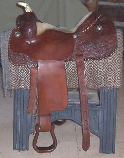 BILLY COOK WESTERN SHOW SADDLE   REINING TREE * LOWER ITEM & SHIPPING 