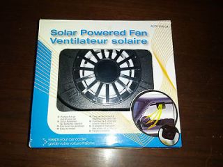 Solar Powered Fan For Car Windows ACO11106 24   KEEPS YOUR CAR COOLER