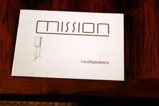 Mission Loudspeakers Speakers Owners Manual *Original*