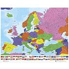 World Map with Country Flags Latest Edition Big Poster