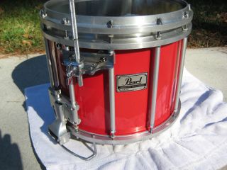14x12 Pearl Championship FFX Marching Snare Drum   Red