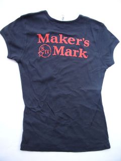 MAKERS MARK WHISKEY   MAKERS MARCH 2008 MANCHESTER NH PROMO LADIES T 