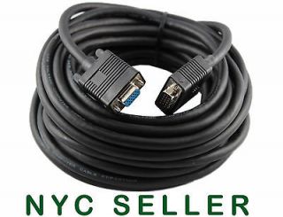 30 FT SUPER VGA SVGA 15 PIN MONITOR CORD MALE TO FEMALE FOR PC AND 
