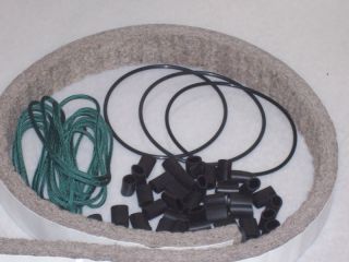 Vibraphone Repair Kit Felt, Cord, Belts, Rubber Posts