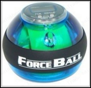 Gyroscope Force Ball LED Power Gyro Wrist Ball with Speed Meter