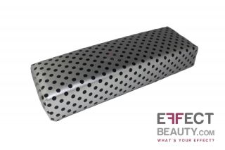 Silver Black Dots Manicure Table Arm Rest  FastDelivery