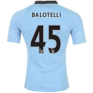 Mens Manchester City Umbro Home Jersey Shirt 2012 2013   Balotelli #45