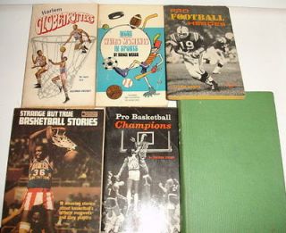 Vintage Young Adult Sports Books 1960s/1970s Baseball Basketball 