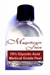 70% Glycolic Acid Peel     Pure Medical Grade    SCARS, ACNE, Stretch 