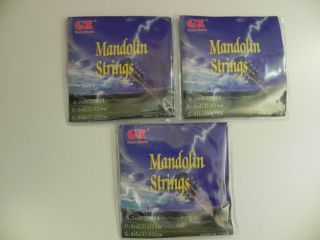 sets of GX Mandolin 8 loop end strings Light Gauge 10 32