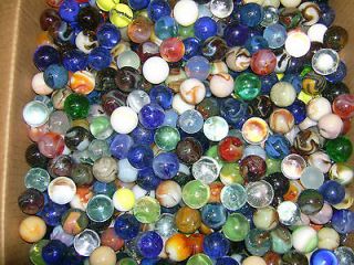   LARGE LAPIDARY MARBLES; ROCK TUMBLING SUPPLIES, 7/8 SHOOTER MARBLES