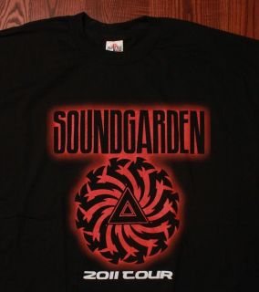 Brand New Soundgarden The Mars Volta 2011 Tour Authentic Black T Shirt 