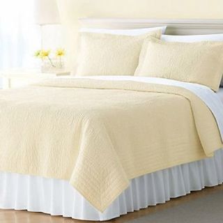 Bedding ivory quilt in Quilts, Bedspreads & Coverlets