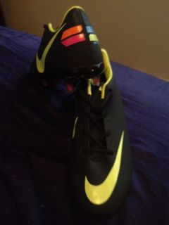 Nike Mercurial Vapor Superfly VIII Black Volt FG Soccer Cleats Boots 