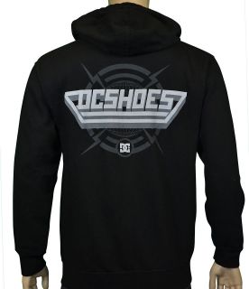 DC Shoes Mens Uni Hoodie Sweatshirt Bla​ck