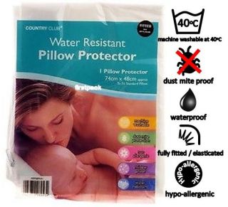 Waterproof Mattress Cover Pillow Matress Top Protector Allergies 
