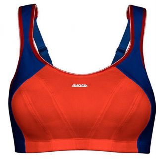 Shock Absorber Sports Bra (B4490) in Red/Blue 30 to 38 DD HH Cups