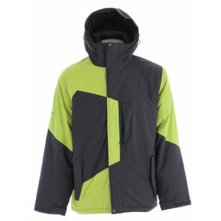 Ripzone Baracuda Ski Snowboard Jacket Carbon/Lime Mens