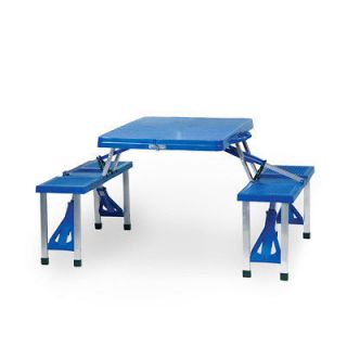 Picnic Sport Outdoor Picnic Table Aluminum Alloy Frame Durable for 