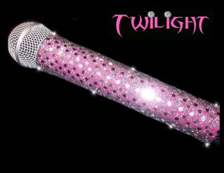   COVER (TWILIGHT) LIGHT PINK SPARKLE MICROPHONE COVER FOR CORDLESS MIC
