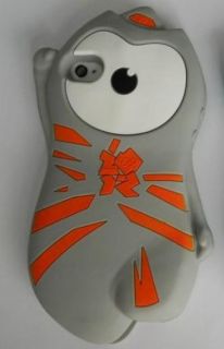   Olympic 2012 Souvenir Mascot Wenlock Union Jack I Phone 4S Case (gray