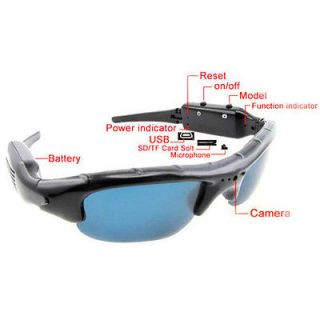 Brand NEW SPY Fashion Sun glasses Camera Mini Audio Video Recorder DV 