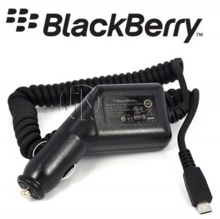 GENUINE BLACKBERRY MICRO IN CAR CHARGER FOR 8250 9300 9360 CURVE ASY 