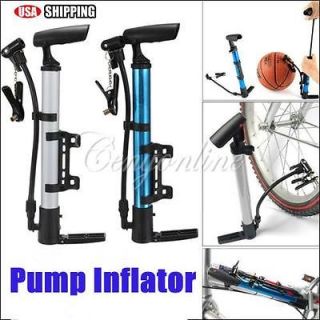 Bike Bicycle Ball Tire Inflator Air Pump High Pressure Multi function 