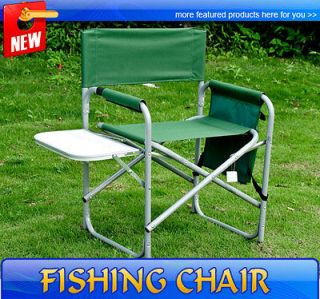 Green Outdoor Camping Director Chair Picnic Fishing Fold Portable Seat 