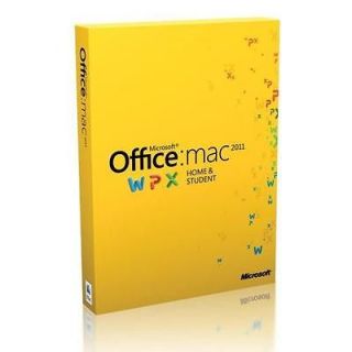 Microsoft (GZA 00136) Office for Mac Home and Student 2011   Single 