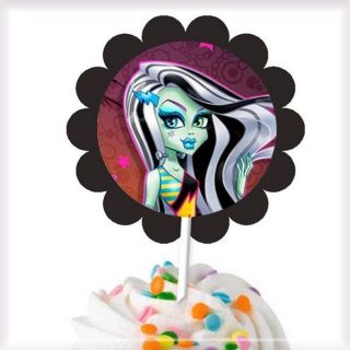 Monster High New Mix Cupcake Toppers